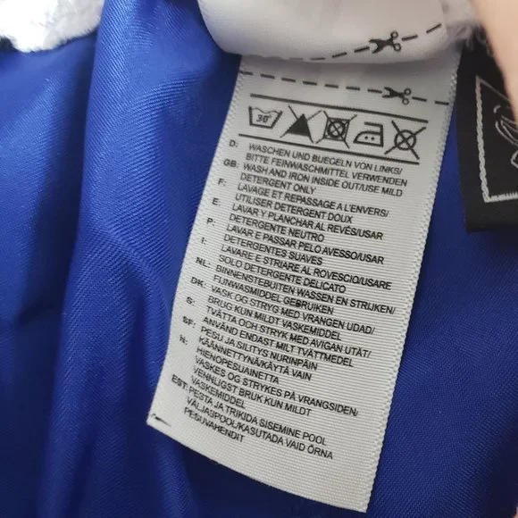 Adidas Blue & White Adidas Combat Sports Satin Boxing Trunks Large NWOT for Men - Picture 4 of 6